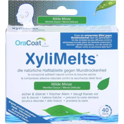 ORACOAT XyliMelts liimatabletit mieto minttu, 40 kpl