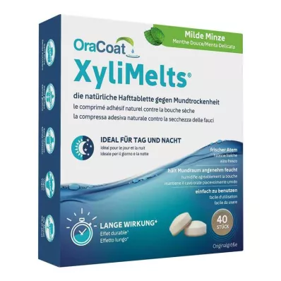 OraCoat XyliMelts® liimatabletit mieto minttu, 40 kpl OraCoat XyliMelts® liimatabletit mieto minttu, 40 kpl