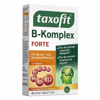Taxofit B kompleksitabletit, 40 kpl Taxofit B kompleksitabletit, 40 kpl