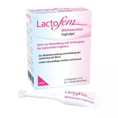 LACTOFEM Maitohappokuurin emätingeeli, 7X5 ml