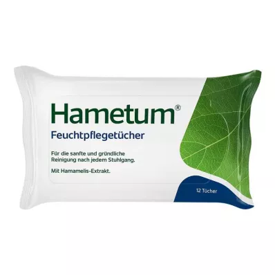 Hametum kosteuspyyhkeet taikapähkinällä, 12 kpl Hametum kosteuspyyhkeet taikapähkinällä, 12 kpl