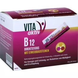VITA AKTIV B12 Direct Sticks proteiinin rakennuspalikoilla, 60 kpl