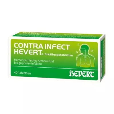 CONTRAINFECT Hevertin kylmätabletit, 40 kpl