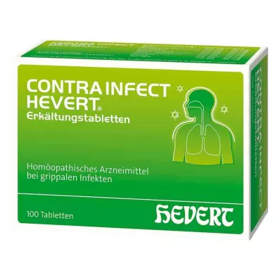 CONTRAINFECT Hevertin kylmätabletit, 100 kpl