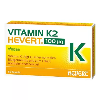 K2-vitamiini Hevert 100 µg kapselit, 60 kpl