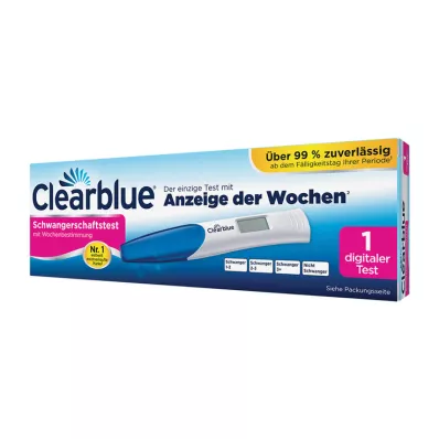 CLEARBLUE Raskaustesti viikon määrityksellä, 1 kpl CLEARBLUE Raskaustesti viikon määrityksellä, 1 kpl