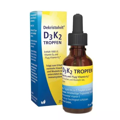DEKRISTOLVIT D3K2-tipat, 25 ml