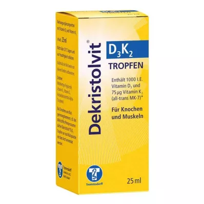 DEKRISTOLVIT D3K2-tipat, 25 ml
