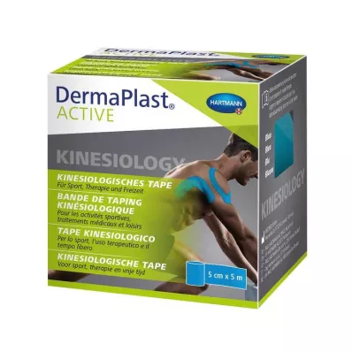 Dermaplast Active Kinesiology Tape 5 cmx5 m sininen, 1 kpl Dermaplast Active Kinesiology Tape 5 cmx5 m sininen, 1 kpl