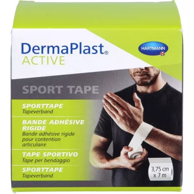 DERMAPLAST Active Sport -teippi 3,75 cmx7 m valkoinen, 1kpl