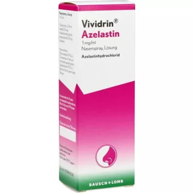 VIVIDRIN Azelastiini 1 mg/ml nenäsumuteliuos, 10 ml