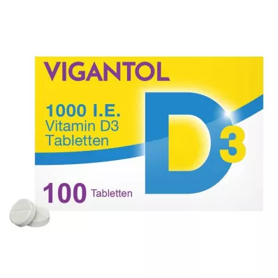 Vigantol 1000 IU D3-vitamiinitabletit, 100 kpl