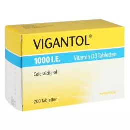 [1000 i.U. D3-vitamiinitabletit, 200 kpl