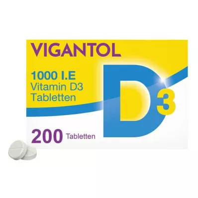[1000 i.U. D3-vitamiinitabletit, 200 kpl