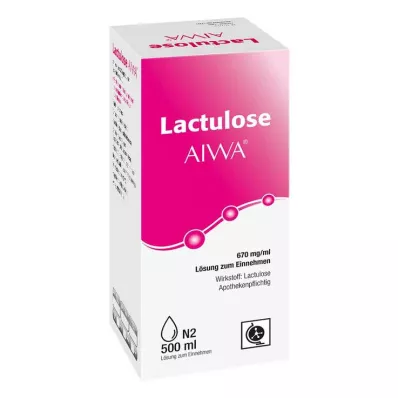 LACTULOSE AIWA 670 mg/ml oraaliliuos, 500 ml LACTULOSE AIWA 670 mg/ml oraaliliuos, 500 ml