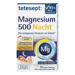 TETESEPT Magnesium 500 yötabletti, 30 kpl