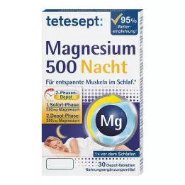 TETESEPT Magnesium 500 yötabletti, 30 kpl