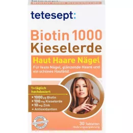 TETESEPT Biotin 1000 piidioksidikalvopäällysteiset tabletit, 30 kpl