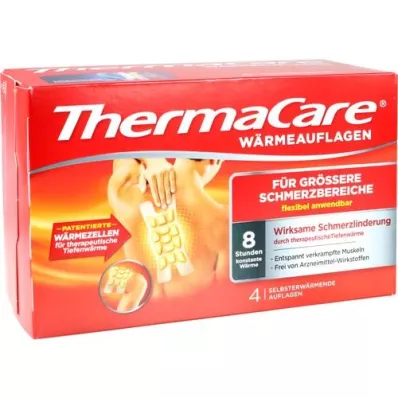 THERMACARE suuremmille kipualueille, 4 kpl