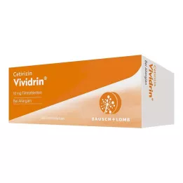 Cetirizine Vividrin® - nopeasti vaikuttavat allergiatabletit, 100 kpl