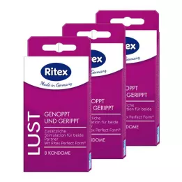 RITEX Lust kondomipaketti, 24 kpl