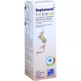 SEPTANASAL lapsille 0,5 mg/ml + 50 mg/ml Nasens., 10 ml