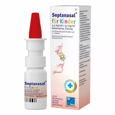 Septanasal® lapsille 0,5 mg/ml+50 mg/ml nenäsumute, 10 ml