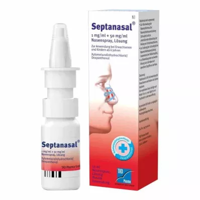 Septanasal® 1 mg/ml+50 mg/ml nenäsumute, 10 ml