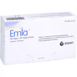 EMLA 25 mg/g + 25 mg/g voidetta + 12 Tegaderm Pl., 5X5 g