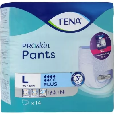 TENA PANTS sekä L-kertakäyttöhousut, 14 kpl