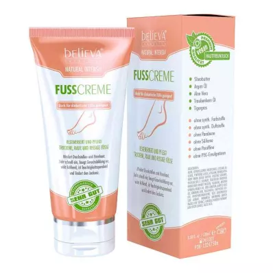 BELIEVA Luonnollinen intensiivinen jalkavoide, 100 ml BELIEVA Luonnollinen intensiivinen jalkavoide, 100 ml