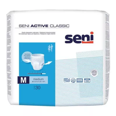 Seni Active Classic inkontinenssihousut single medium, 30 kpl