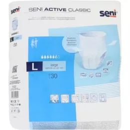SENI Active Classic -inkontinenssisukkahousut kertakäyttöiset L, 30 kpl