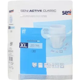 SENI Active Classic inkontinenssisukkahousut kertakäyttöiset XL, 30 kpl