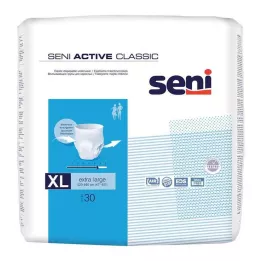 SENI Active Classic inkontinenssisukkahousut kertakäyttöiset XL, 30 kpl