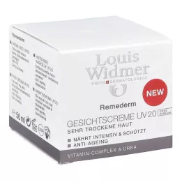 WIDMER Remederm kasvovoide UV 20 hajustamaton, 50 ml