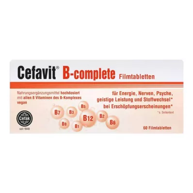CEFAVIT B-complete kalvopäällysteiset tabletit, 60 kpl