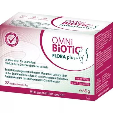 OMNI BiOTiC Flora plus+ -pusseja, 28X2 g