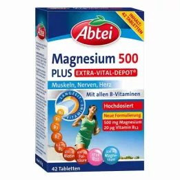 ABTEI Magnesium 500 Plus Extra Vital Depot Tbl, 42 kpl