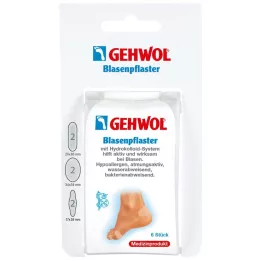GEHWOL rakkolaastari lajiteltu, 6 kpl