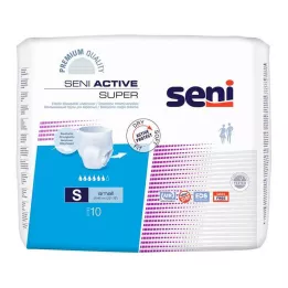 SENI Active Super Inkontinenssisukka kertakäyttöinen S, 10 kpl