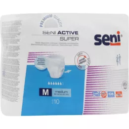 SENI Active Super Inkontinenssisukka kertakäyttöinen M, 10 kpl