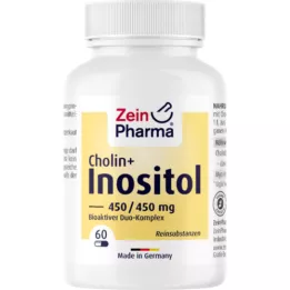 CHOLIN-INOSITOL 450/450 mg per veg. kapseli, 60 kpl