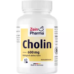 CHOLIN 600 mg puhdasta bitartraattikapselia, 60 kpl