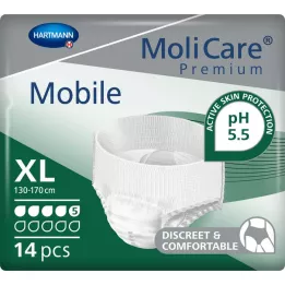 MOLICARE Premium Mobile 5 tippaa koko XL, 14 kpl