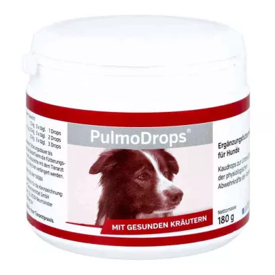 PULMODROPS Täydentävät purutipat koirille, 180 g PULMODROPS Täydentävät purutipat koirille, 180 g