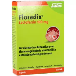 FLORADIX Laktoferriini 100 mg kapselia, 30 kapselia