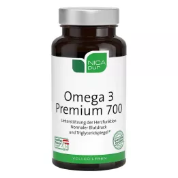 NICAPUR Omega-3 Premium 700 kapselia, 60 kapselia
