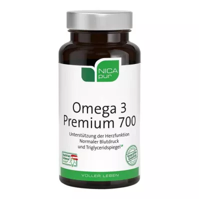 Nicapur Omega 3 Premium 700 kapselia, 60 kpl