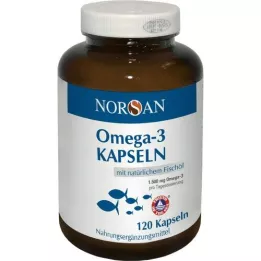 NORSAN Omega-3-kapselit, 120 kapselia